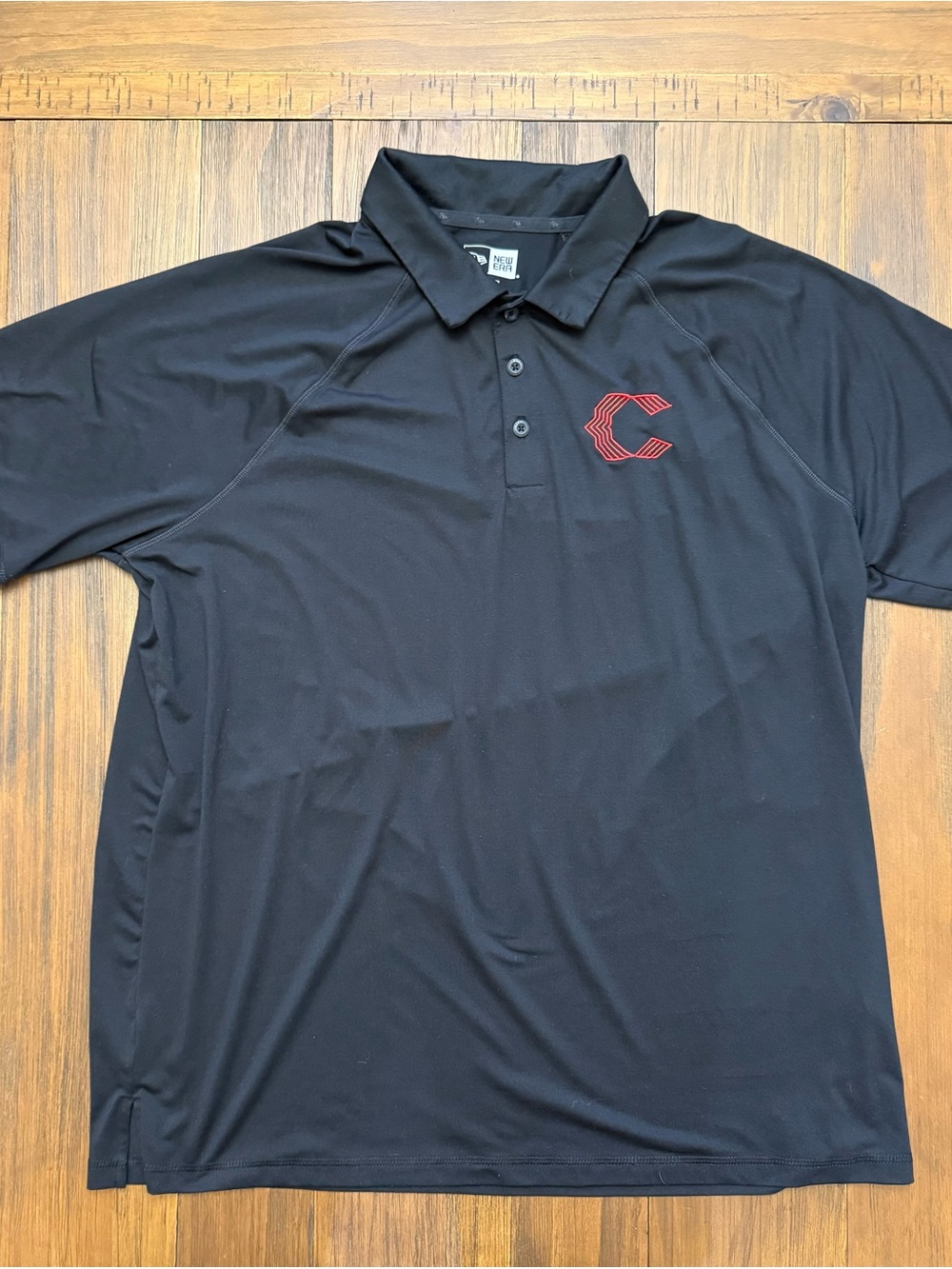 New Era Cincinnati Reds Black City Edition Polo XL